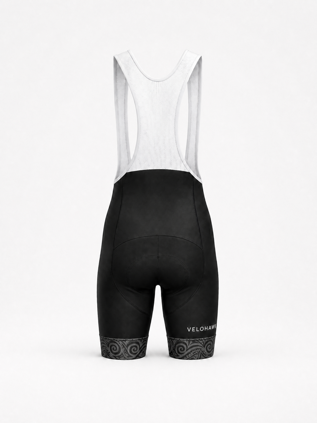 Velohawk Koru cycling bib short, back