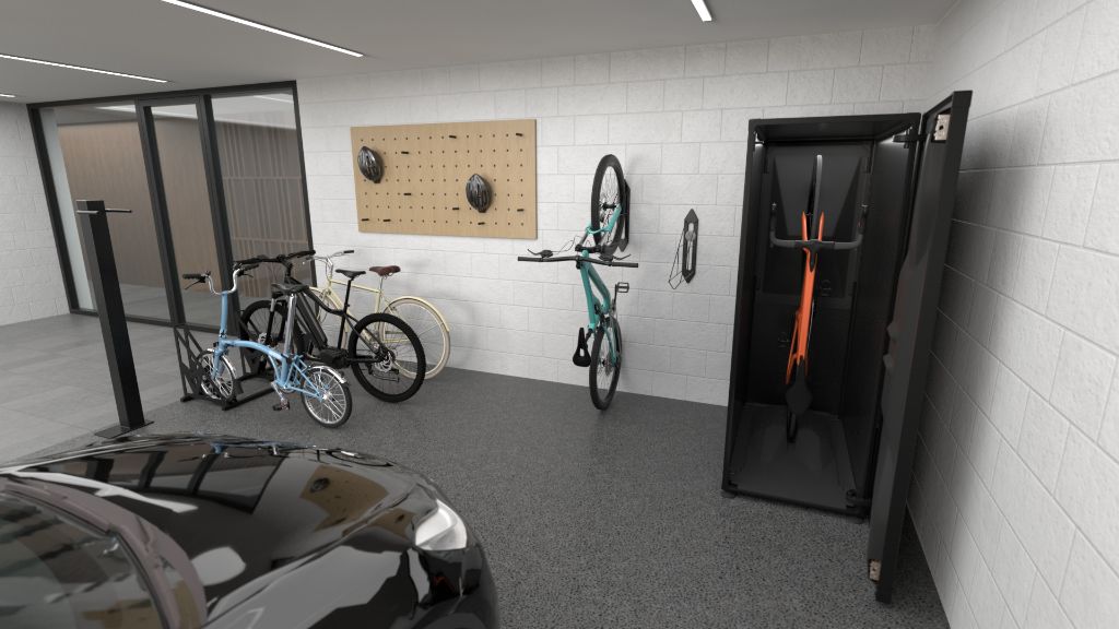 End-of-trip bike storage facility